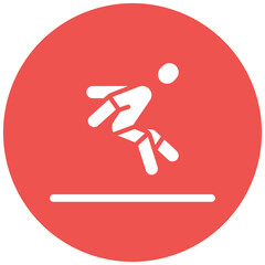 Long Jump Icon