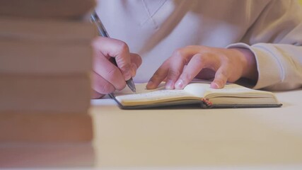 4k Video of Live Action World Book Day Reading and Learning to Read in a Cozy Environment With Engaging Activities
