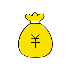 お金袋のイラスト