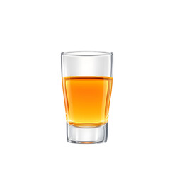 Glass of Orange Juice Isolated on Transparent Background