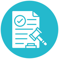 Fototapeta premium Legal Compliance Icon