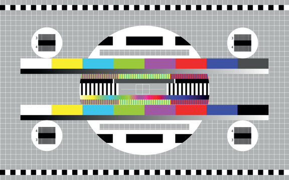 No signal tv screen. Old monitor broadcast reception, retro television test static error glitch bar video effect exhibition program pattern background, classy vector illustration