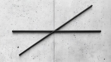 Abstract Cross Lines Concrete Wall Texture.