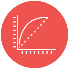ROC Curve Icon