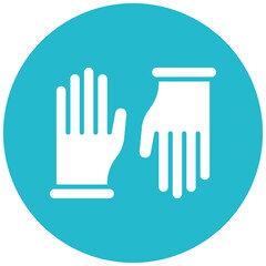 Obraz premium Surgical Gloves Icon