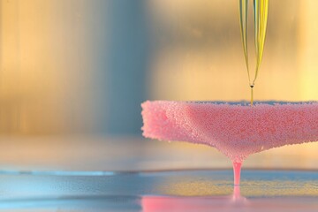 Creating vibrant abstract art with liquid paint studio photography