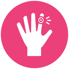 Finger Pain Icon