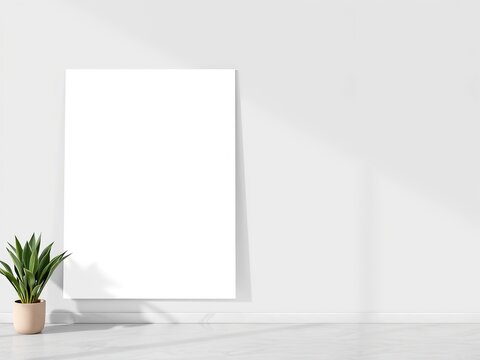 Blank Poster Mockup - Large Format Design Template