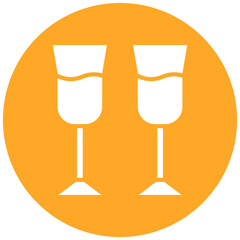 Cruise Wine Glass Icon