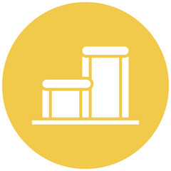 Fototapeta premium Step Stool Icon