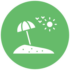 Beach Umbrella Icon