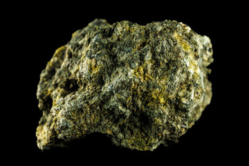 Hedenbergite mineral with rough texture.
