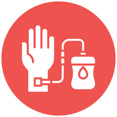 Blood Transfusion Bag Icon