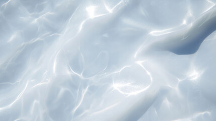 Serene Waters: A tranquil expanse of shimmering water surface, reflecting the ambient light in an abstract and mesmerizing display, evokes a sense of calm.