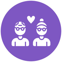 Elderly Couple Icon