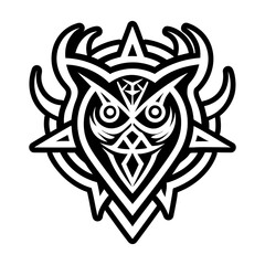 Fototapeta premium A solid style icon of devil mark symbol