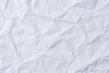Obraz premium White crinkled paper texture background