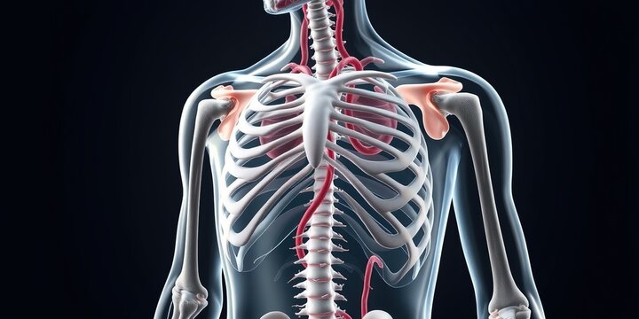 Extra Nipple Condition: Realistic Medical Stock Image