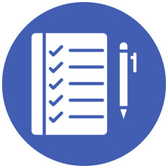 Fototapeta premium Diabetic Logbook Icon