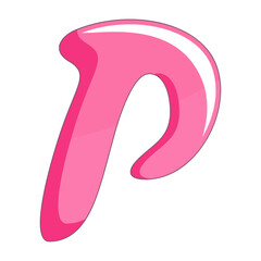 Q Alphabet Filled Style Element