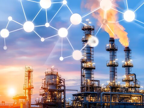 Advanced digital supply network with real time data tracking and seamless efficient material flow from manufacturers to construction sites leveraging and predictive analytics for optimized logistics