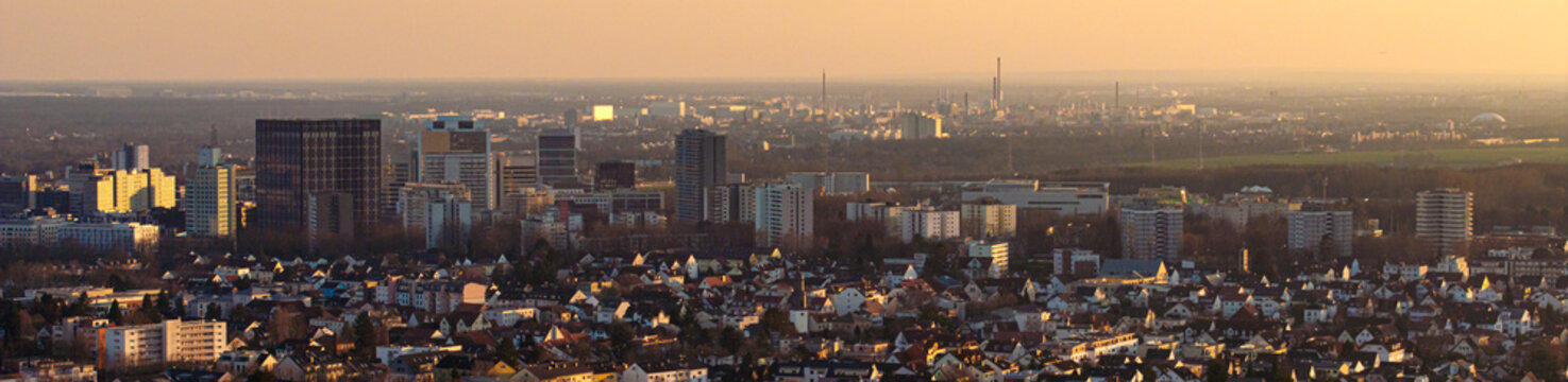 the eschborn cityscape germany panorama