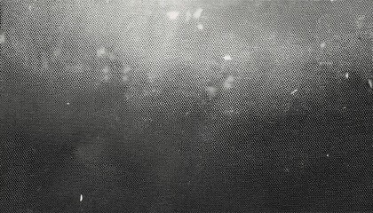 halftone monochrome abstract texture with blurred forest silhouettes, retro newspaper print effect, grainy graphic overlay

