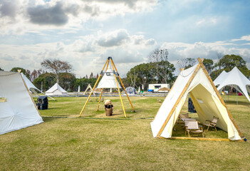 Spacious Outdoor Tent Setup for Gatherings and Events