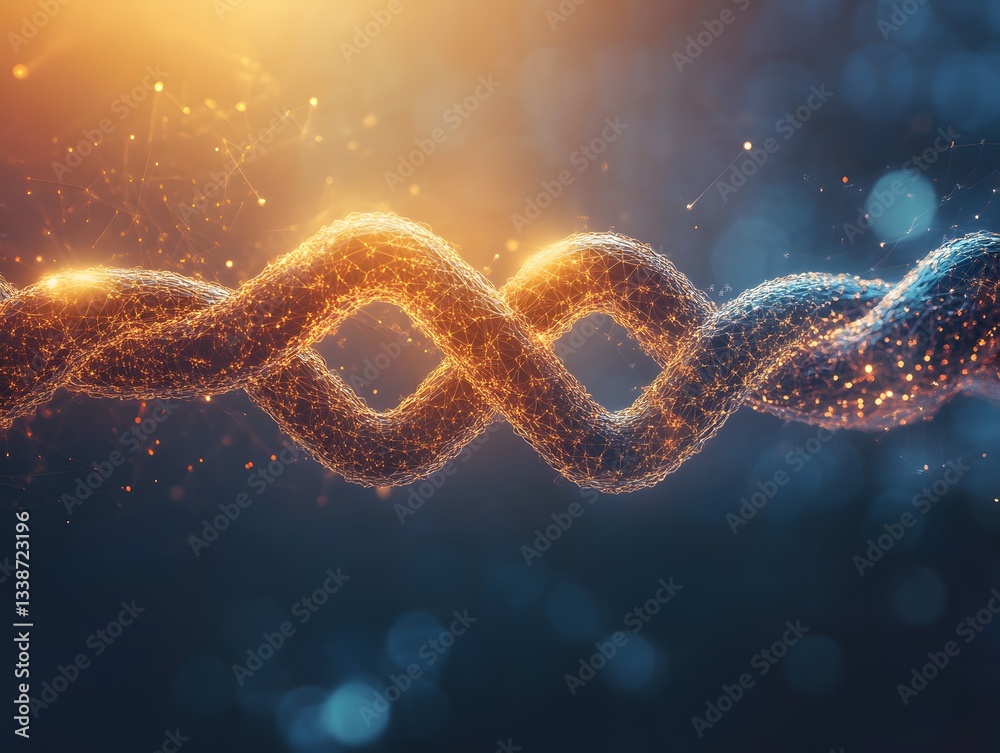 Poster Abstract Connection of Twisted Fiber with Glowing Particles