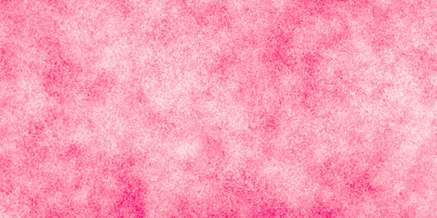 Abstract pink, red grunge natural smooth cement concrete floor and plaster dirty wall background texture. pink marble texture and pink paper texture. plastered long panoramic concrete wall background.