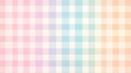 Pastel Colorful Checkered Background with Soft Tones Perfect for Creative Designs and Artistic Projects in Light and Gentle Visuals