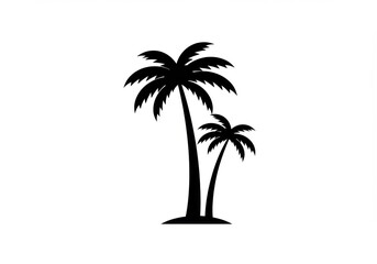 Obraz premium Palm tree icon