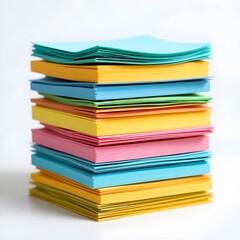 Notas adhesivas en blanco