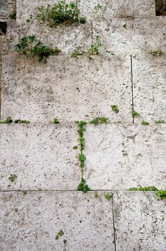 Ancient Etruscan Wall Stones in Perugia Italy