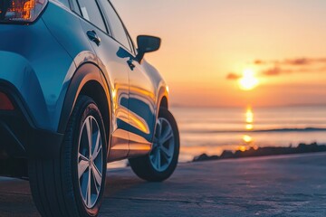 car on the road