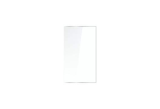 Glass plate on transparent background. Realistic screen glass, window mockup, clear glass showcase, glossy plastic glare frame, acrylic with glares and light, clear rectangular plate, plexiglas, 3d.