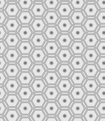 Geometric seamless pattern. Honeycombs and hexagons.