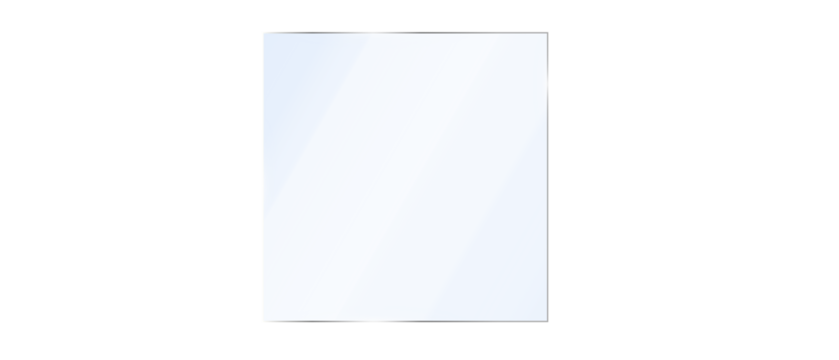 Transparent Glass plate background. Realistic screen glass, window effect with flare, clear glass showcase, glossy plastic glare frame, acrylic with glares and light, plexiglas, 3d.