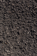 Top view image of garden top soil background backdrop. Grow your own concept.