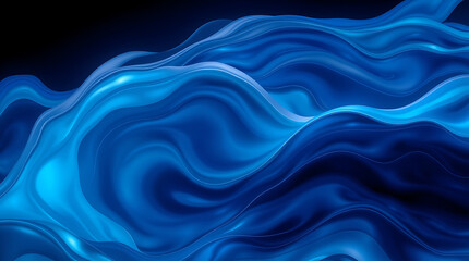 Obraz premium A simple and elegant liquid background with smooth flowing shapes, soft gradients, and a modern minimalist aesthetic. Perfect for a stylish wallpaper, Created by Generative AI