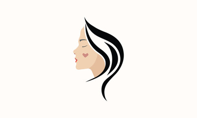 girl logo design