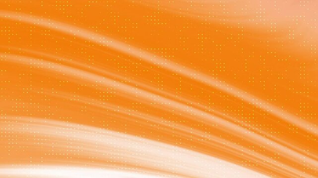 Orange abstract background with white and yellow dots. Suitable for presentations, website backgrounds, print designs, or social media graphics.