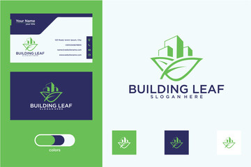 Business Cards And Logo Design Templates For Building Company