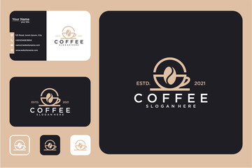 Coffee Logo Design Branding Template Set