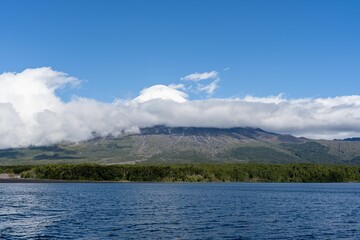 Osorno Volcano above Lake Llanquihue