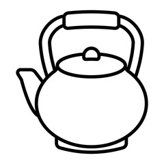 Illustration showing black icon of China attributes on white background