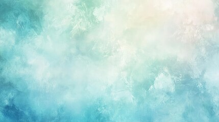 Abstract Pastel Blue Green Watercolor Background Texture with Soft Hues and Subtle Details for a Peaceful Atmosphere Illustration Style in a Subtle Design Pattern for Wallpaper or Backdrop Usage and