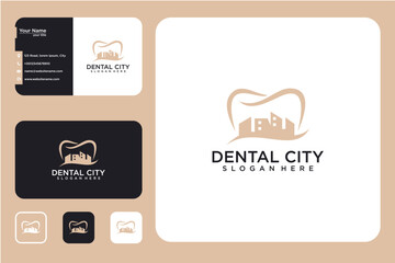 Dental City Logo And Business Cards Design