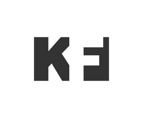 KFI logo design. Initial letter K F I bold font style for tech startups, consulting, corporate branding. Creative company name, headlines typography identity, trendy logotype.