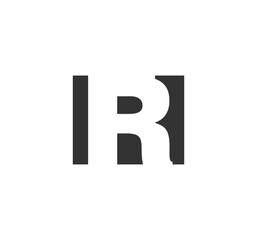 Obraz premium IRI logo design. Initial letter I R I bold font style for tech startups, consulting, corporate branding. Creative company name, headlines typography identity, trendy logotype.